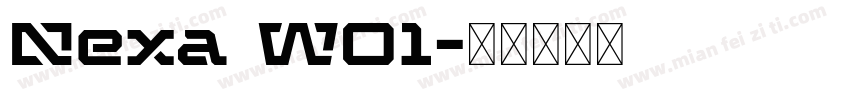 Nexa W01字体转换
